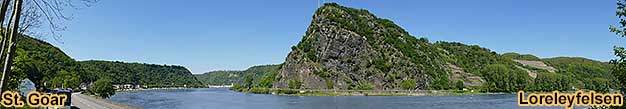 Rheinschifffahrt zwischen Boppard, Loreley, St. Goar, St. Goarshausen, Bad Salzig und Kamp-Bornhofen